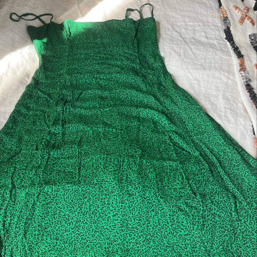 Reformation leopard dress